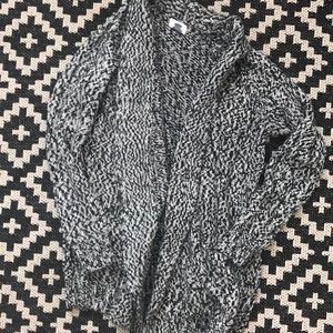 Black and white cardigan